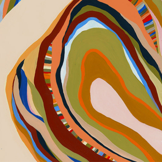 Red Desert White Gum Dancing - Unframed diptych